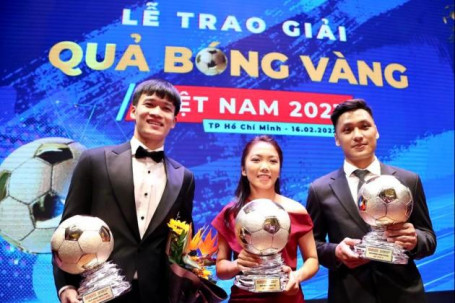 Gala trao giải "Quả bóng vàng Việt Nam 2021": Vinh danh Hoàng Đức
