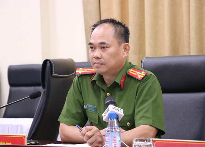 Thượng tá Trần Văn Hiếu, Trưởng phòng Cảnh sát hình sự Công an TP.HCM thông tin vụ việc