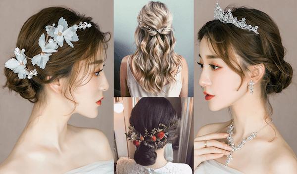 20 kiểu tóc cô dâu đẹp đơn giản xinh ngây ngất dẫn đầu xu hướng hiện nay - 10