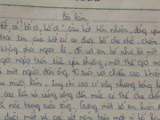 Bạn trẻ - Cuộc sống - Bài văn tả bố đạt 9,5 điểm của cô bé lớp 7 khiến cộng đồng mạng tan chảy