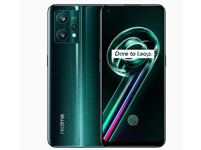 Màu đen và Xanh lục của Realme 9 Pro+.