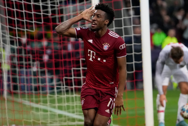 Coman sắm vai "cứu tinh" cho Bayern với bàn gỡ hòa vào phút 90