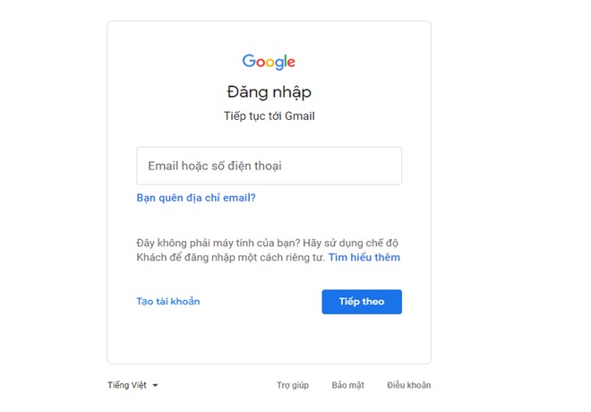 Cách lấy lại mật khẩu Gmail nhanh chóng trong vài bước - 1