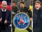 Bóng đá - PSG bất ngờ bị Zidane trở mặt, chọn gấp Conte làm thầy Messi - Mbappe