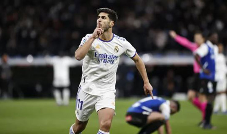 Asensio có bàn thắng vô cùng đẹp mắt để mở điểm cho Real Madrid