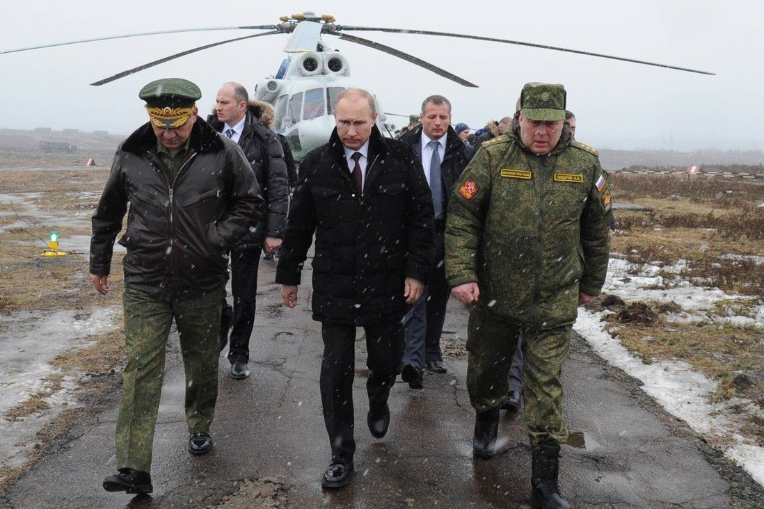 Tổng thống Nga Putin quyết tâm sáp nhập Crimea giữa bất ổn chính trị Ukraine (ảnh: SCMP)