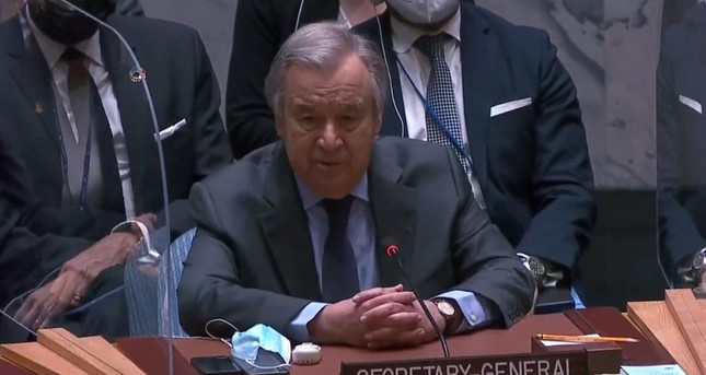 Tổng thư ký LHQ António Guterres phát biểu. Ảnh: UN Media.