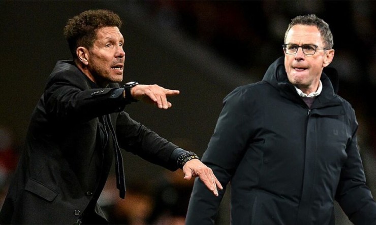 Simeone phớt lờ, không bắt tay Rangnick sau trận