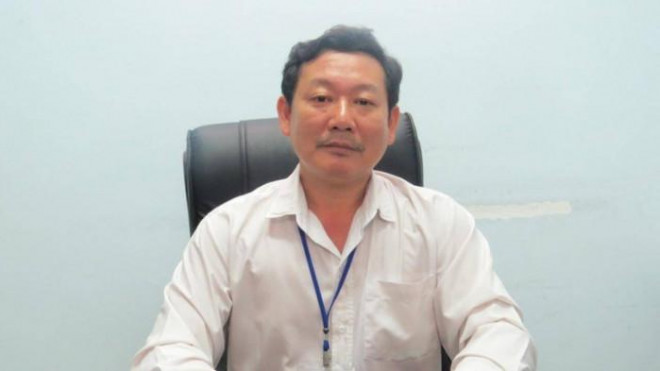Giám đốc CDC Khánh Hòa Huỳnh Văn Dõng. Ảnh: Cát Đan