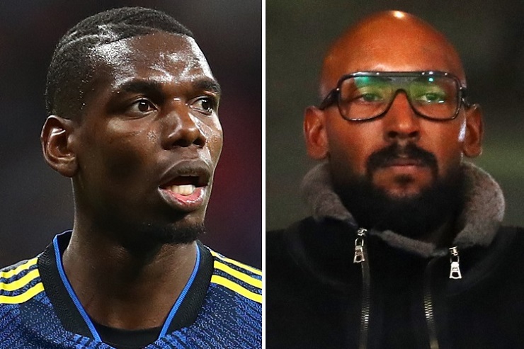 Anelka (bên phải) muốn Pogba trở về Pháp khoác áo PSG