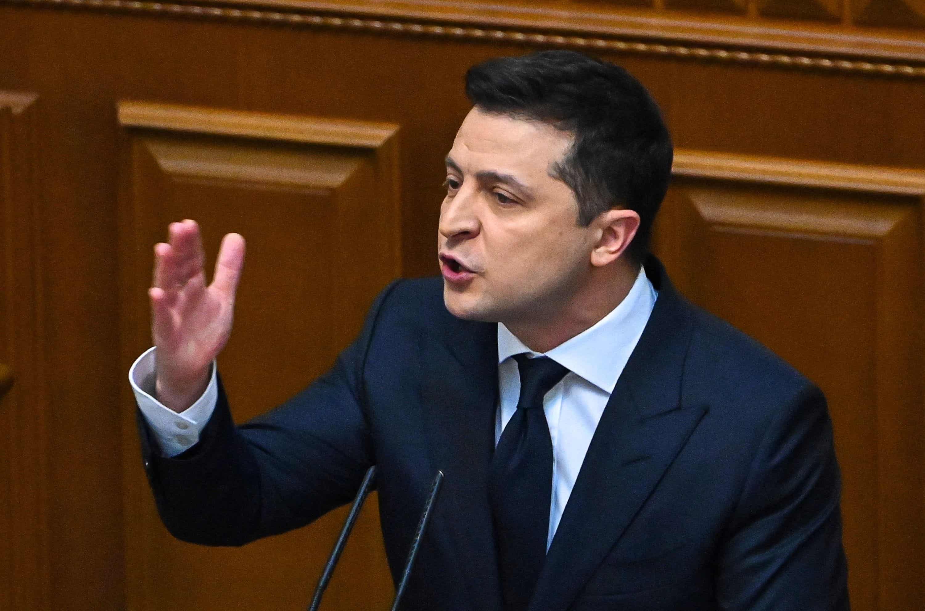 Tổng thống Ukraine Volodymyr Zelensky. Ảnh: Getty