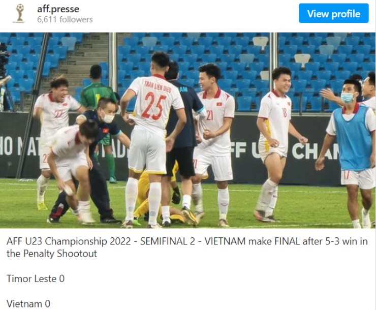 Trang chủ AFC gọi&nbsp;thủ môn Tuấn Hưng là "người hùng&nbsp;U23 Việt Nam"