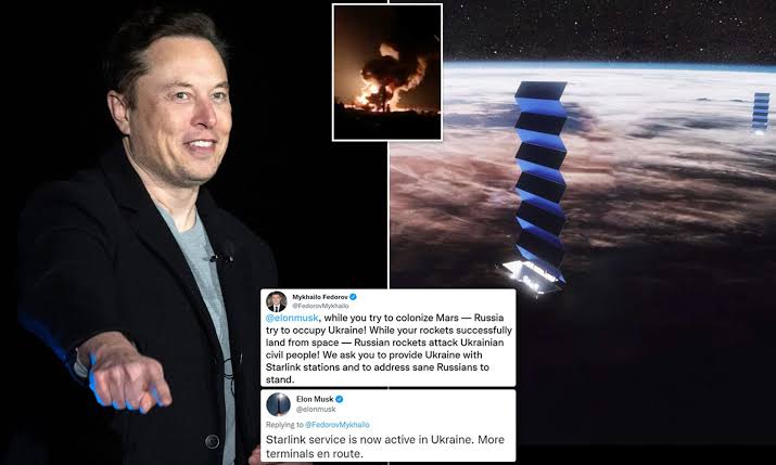 Elon Musk – tỷ phú giàu nhất thế giới – dùng công nghệ để hỗ trợ Ukraine (ảnh: RT)