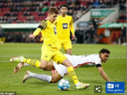 Bóng đá - Video bóng đá Augsburg - Dortmund: Hazard lập siêu phẩm, trả giá vì chủ quan (Vòng 24 Bundesliga)