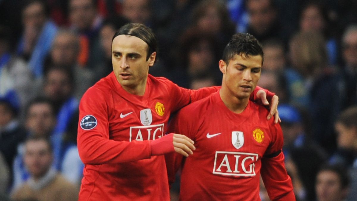 Berbatov và Ronaldo thời còn chung chiến tuyến ở MU