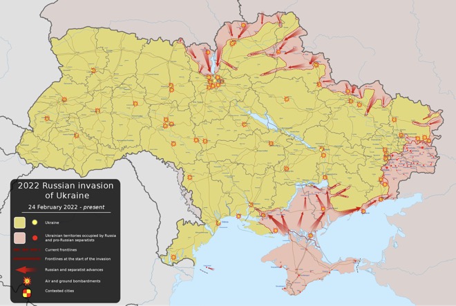 Quân đội Nga đạt được bước tiến đáng kể trong những ngày qua ở miền nam Ukraine.