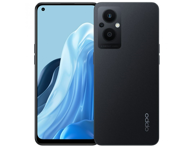 Oppo Reno7 Z 5G màu đen.