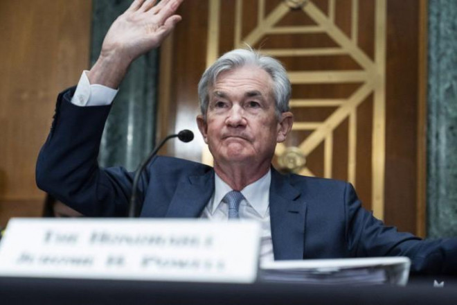 Chủ tịch Cục Dự trữ Liên bang Mỹ Jerome Powell. Ảnh - EPA-EFE