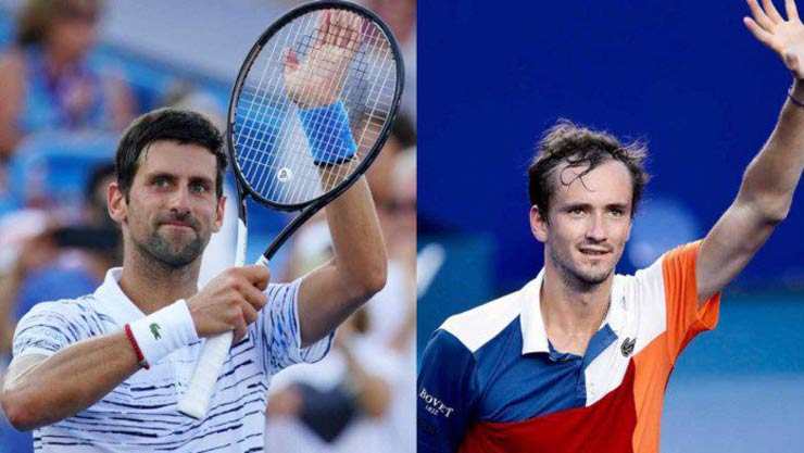 Nole có nhiều cơ hội sớm đòi lại ngôi số 1 thế giới từ tay đàn em người Nga Daniil Medvedev