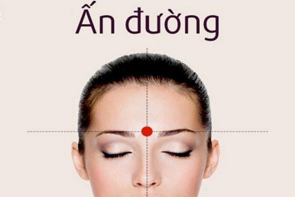 Châm cứu hoặc điện xung huyệt ấn đường điều trị chứng mất vị giác và khứu giác.