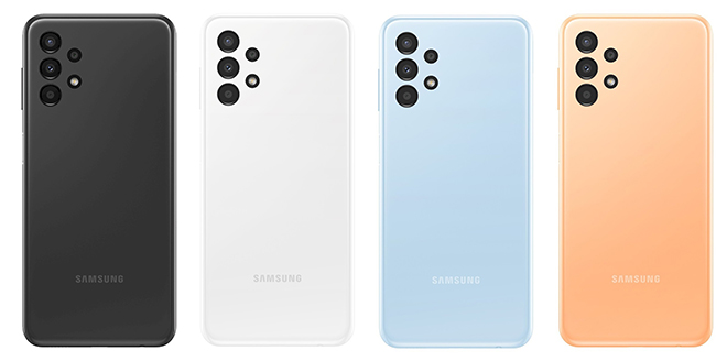 Các tuỳ chọn màu của&nbsp;Galaxy A13.