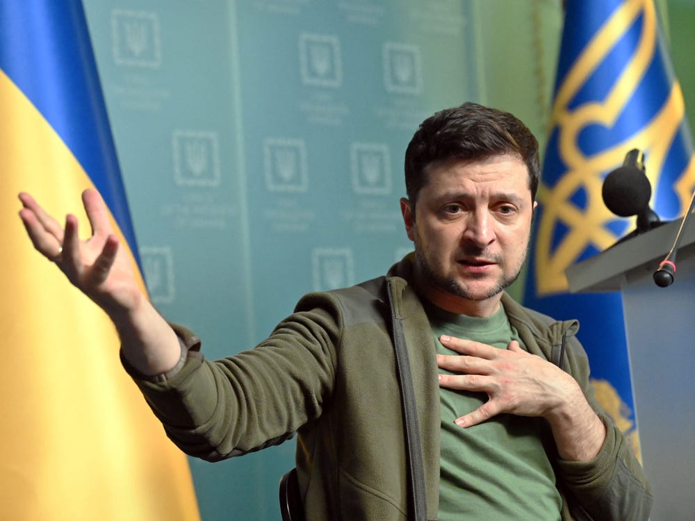 Tổng thống Volodymyr Zelensky mong muốn khôi phục hòa bình cho Ukraine (ảnh: CNN)