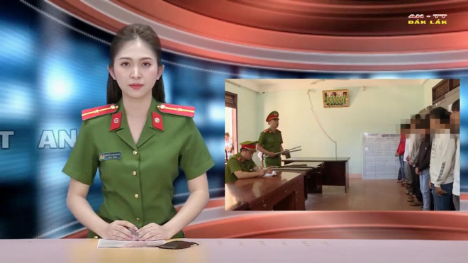 Nguyễn Thị Như Quỳnh trên sóng kênh ANTV (ảnh chụp năm 2020)