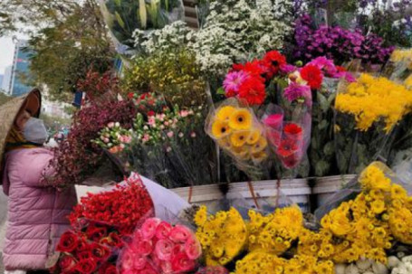 Lao đao vì COVID-19, thị trường hoa tươi ngày 8/3 cạnh tranh với vật tư y tế để duy trì ''chỗ đứng''