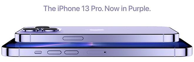 iPhone 13 Pro/ iPhone 13 Pro Max&nbsp;màu tím quá đẹp mắt.