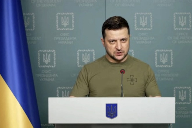 Ông Zelensky muốn phương Tây tích cực hỗ trợ Ukraine.