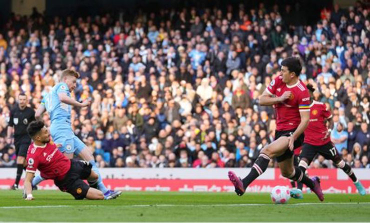 Trực tiếp bóng đá Man City - MU: VAR giúp Mahrez có cú đúp (Vòng 28 Ngoại hạng Anh) (Hết giờ) - 1