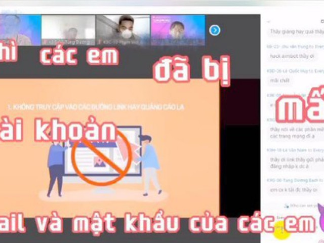 Thầy giáo siêu lầy: ”Hack” mật khẩu của sinh viên để cảnh báo không truy cập vào link lạ