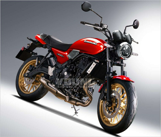 

Hình ảnh được cho là mẫu mô tô mới Kawasaki Z400RS.&nbsp;