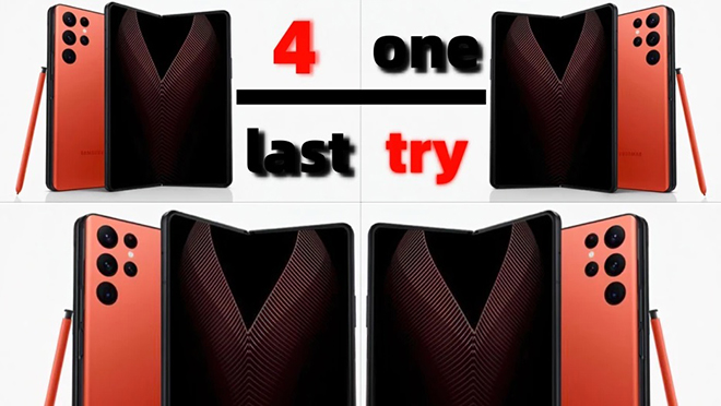 Ý tưởng Galaxy Z Fold 4 năm nay.