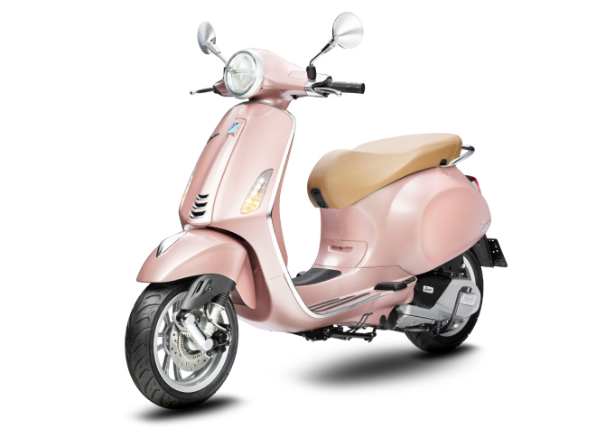 Vespa Primavera Pink Rosa màu hoa hồng trình diện, đốn tim phái đẹp Việt - 6