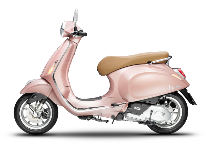 Vespa Primavera Pink Rosa màu hoa hồng trình diện, đốn tim phái đẹp Việt - 7