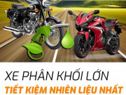 Thế giới xe - Infographic: Top 10 mô tô phân khối lớn tiết kiệm nhiên liệu nhất