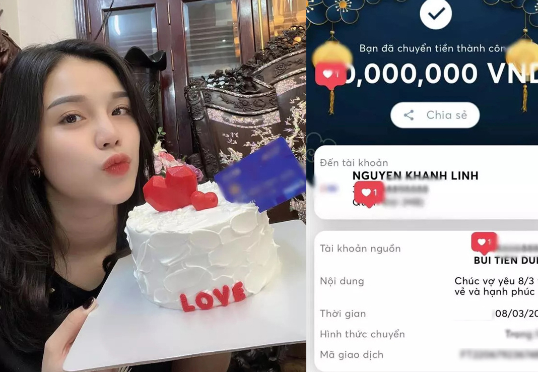 Bùi Tiến Dũng tặng vợ hot girl bánh kem tận 9 số 0 gây choáng, hai cầu thủ cùng tên thì sao? - 2