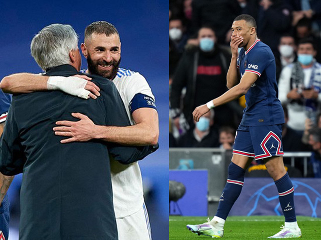 HLV Ancelotti mỉa mai PSG đá như ”tàng hình”, Benzema lại ”ve vãn” Mbappe