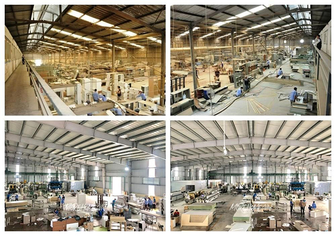 Sự thay đổi diện mạo xưởng gỗ Morehome cho đến năm 2018.
