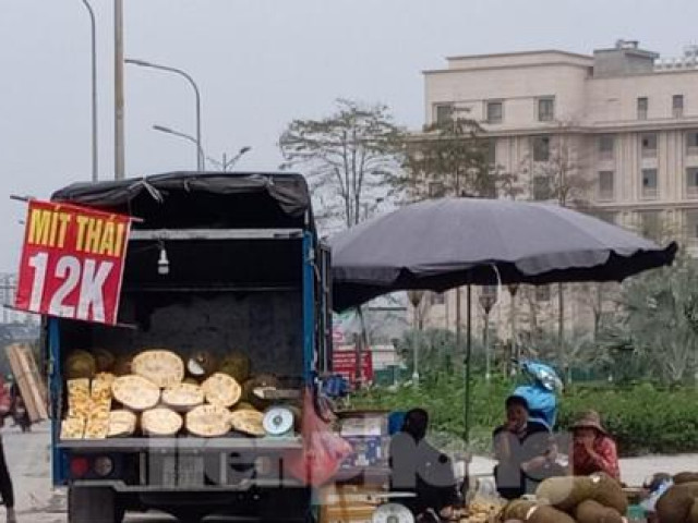 Nông sản xuất khẩu ách tắc, bày bán tràn ngập trên phố Hà Nội