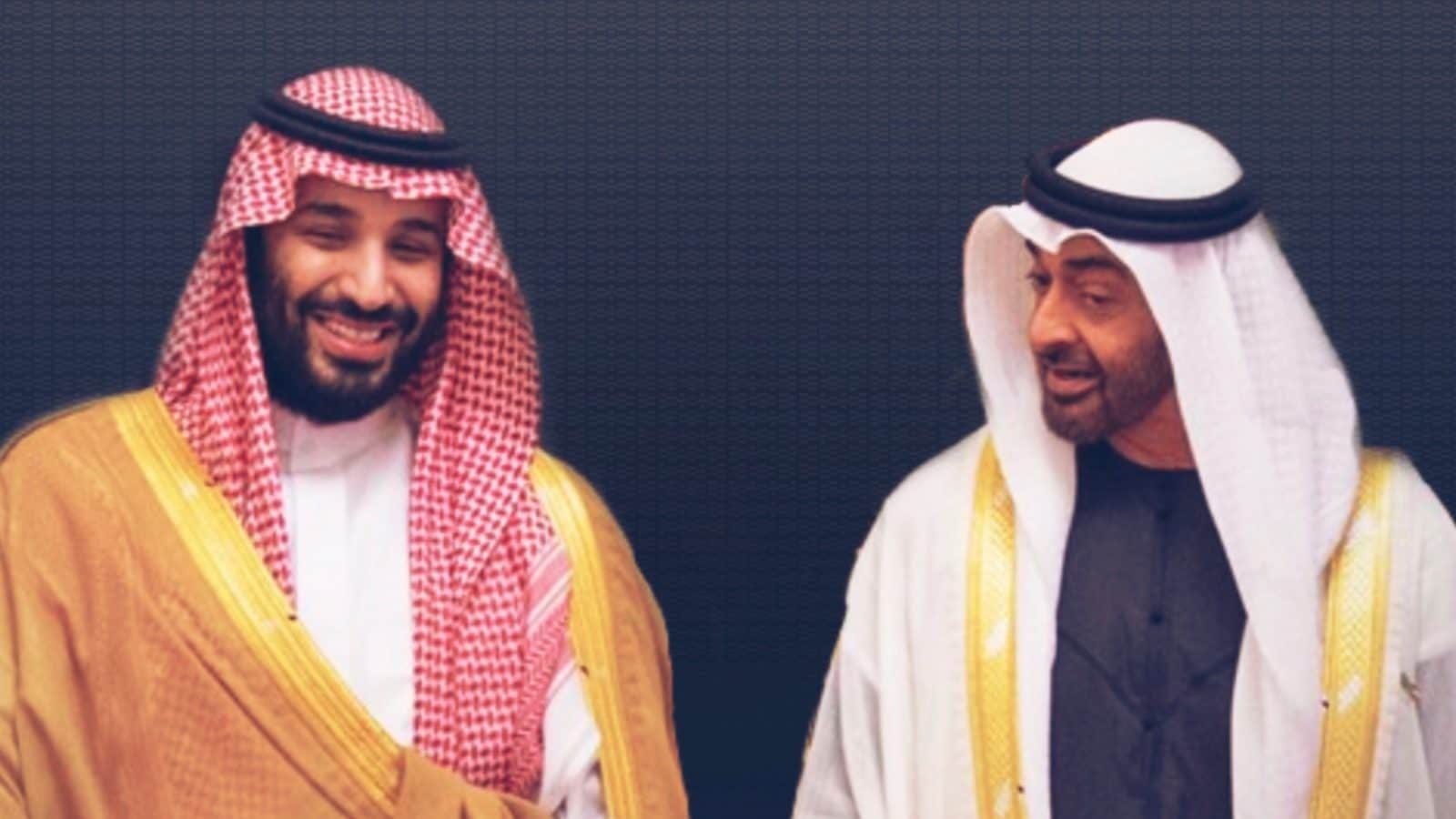 Thái tử Ả Rập Saudi Mohammed bin Salman (trái) và thái tử UAE&nbsp;Mohammed bin Zayed Al Nahyan gần đây đã &nbsp;phớt lờ cuộc điện thoại của Tổng thống Mỹ Joe Biden.