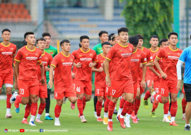 U23 Việt Nam hướng đến quá trình chuẩn bị cho SEA Games 31. Ảnh: VFF.