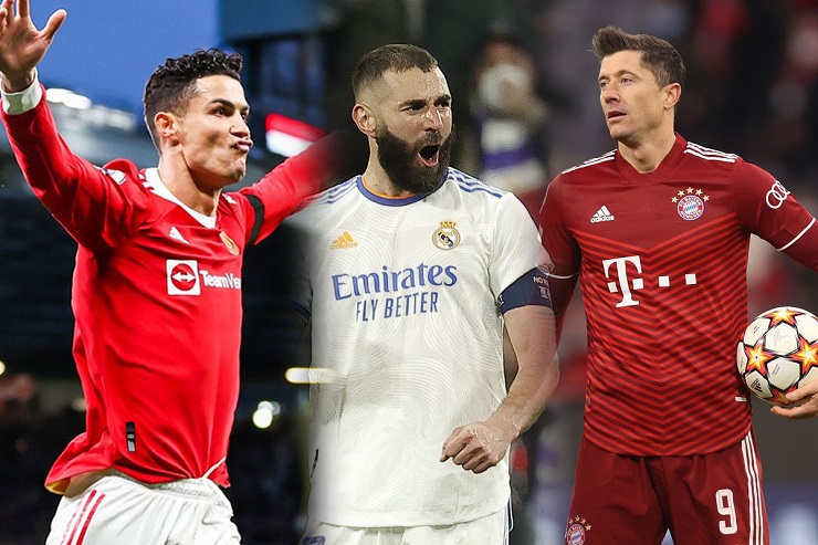 Ronaldo - Benzema - Lewandowski cùng lập hat-trick trong 1 tuần