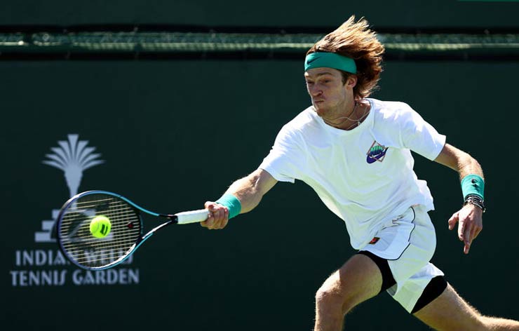 Hạt giống số 7 người Nga Rublev có vé tiến vào vòng 3 Indian Wells Masters năm nay