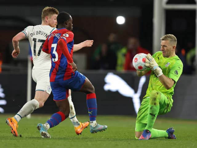 Video bóng đá Crystal Palace - Man City: Khung thành ”ma ám”, quả cảm đáng khen (Vòng 29 Ngoại hạng Anh)