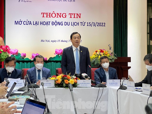 Ông Nguyễn Trùng Khánh, Tổng cục trưởng Tổng cục Du lịch. (Ảnh: TP).