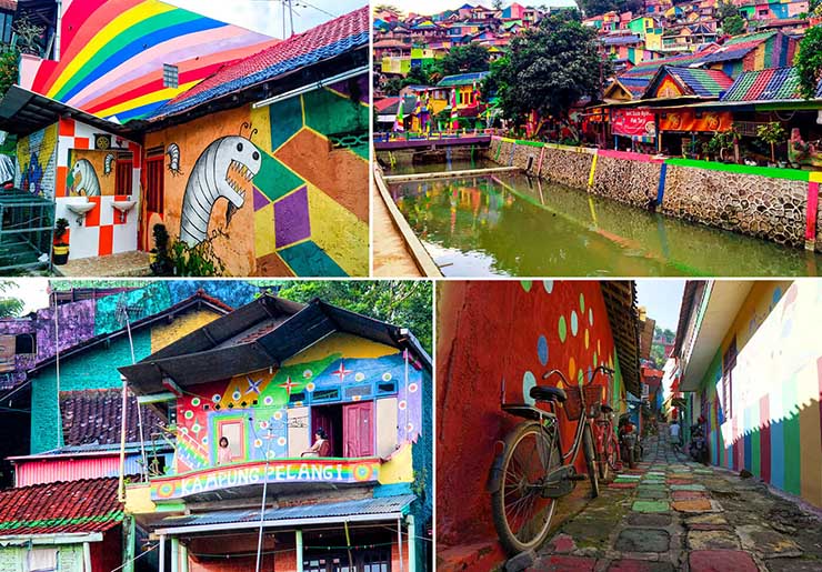 Kampung Pelangi trước đây là một ngôi làng vô danh nằm ở đảo Java, phía nam Semarang, Indonesia.
