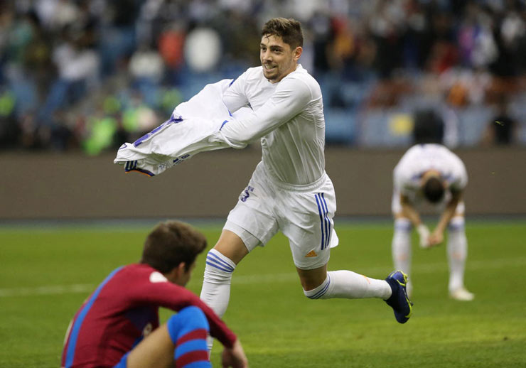 Real Madrid từng thắng kịch tính Barcelona 3-2 đầu năm nay ở bán kết Siêu cúp Tây Ban Nha&nbsp;