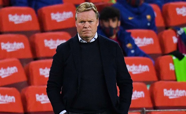 Thành tích bết bát của Barca khiến HLV Koeman bị sa thải